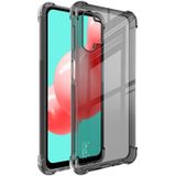 For Samsung Galaxy A32 5G IMAK All-inclusive Shockproof Airbag TPU Case with Screen Protector(Transparent Black)
