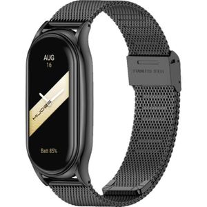 Voor Xiaomi Mi Band 8 Mijobs Plus Case Milan Buckle metalen horlogeband