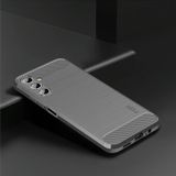 Voor Samsung Galaxy A13 5G MOFI Gentless Series Geborsteld Textuur Carbon Fiber Soft TPU Case