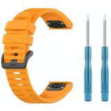 Voor Garmin Fenix 7 / Epix 22mm Solid Color Silicone Quick Release Strap