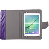 10 inch Tablets Leather Case Crazy Horse Texture Protective Case Shell with Holder for Asus ZenPad 10 Z300C  Huawei MediaPad M2 10.0-A01W  Cube IWORK10(Purple)