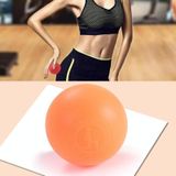 Fascia Ball Muscle Relaxation Yoga Ball Back Massage Silicone Ball  Specification: Flat Orange Ball