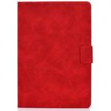 For Kindle Paperwhite 4 / 3 / 2 / 1 Cowhide Texture Horizontal Flip Leather Case with Holder & Card Slots & Sleep / Wake-up Function(Red)