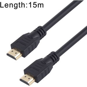 Super Speed Full HD 4K x 2K 28AWG HDMI 2.0 Cable with Ethernet Advanced Digital Audio / Video Cable Computer Connected TV 19 +1 Tin-plated Copper Version  Length: 15m