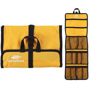 LUCKSTONE Outdoor Climbing Rope Hook Storage Bag Climbing Equipment Organizing Bag Tool Bag(Yellow)
