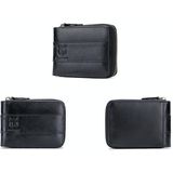 BUFF CAPTAIN 025 Leather Short Horizontal First-Layer Cowhide Wallet Multi-Function Card Tap Wallet(Black)