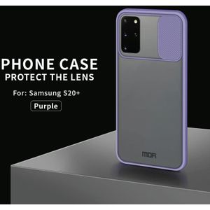 For Samsung Galaxy S20 Plus MOFI Xing Dun Series Translucent Frosted PC + TPU Privacy Anti-glare Shockproof All-inclusive Protective Case(Purple)