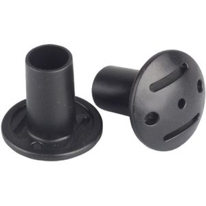 2 stks anti-punctie plug Cap Alpen Stock ondersteuning bar beschermende zaak anti-burst tent Pole plastic helm