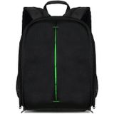 DL-B028 Portable Casual Style Waterproof Scratch-proof Outdoor Sports Backpack SLR Camera Bag Phone Bag for GoPro  SJCAM  Nikon  Canon  Xiaomi Xiaoyi YI  iPad  Apple  Samsung  Huawei  Size: 27.5 * 12.5 * 34 cm(Green)