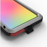 For Galaxy A71 LOVE MEI Metal Shockproof Waterproof Dustproof Protective Case(Silver)