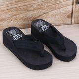 Pailletten slippers wig Ith flip flops  grootte: 38 (zwart met doek)