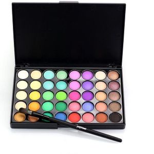 40 Colors Eye Makeup Matte Glitter Diamond Shimmer Eye Primer Luminous Eye Shadow(E40#2)