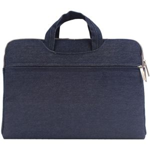 12 inch Portable Handheld Laptop Bag for Laptop(Dark Blue)