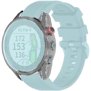 For Garmin Approach S62 Transparent TPU Silicone Watch Case(Transparent White)