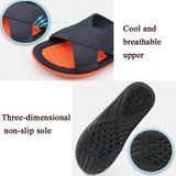 Mannen zomer pantoffels zachte zolen sandalen binnen en buiten strand casual antislip slippers  grootte: 41 (grijs)