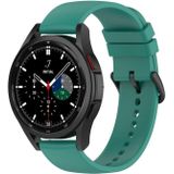 For Samsung Galaxy Watch 5 40mm 20mm Round Tail Silicone Watch Band(Pine Green)