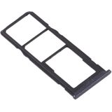 SIM Card Tray + SIM Card Tray + Micro SD Card Tray for Samsung Galaxy M10 SM-M105 (Black)