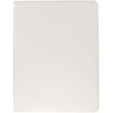 360 graden draaiend lederen hoesje met slaap / wekker functie & houder voor New iPad (iPad 3)  (wit)wit