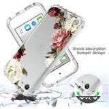 PC+TPU Transparent Painted Phone Case For iPod Touch 6(Rose)