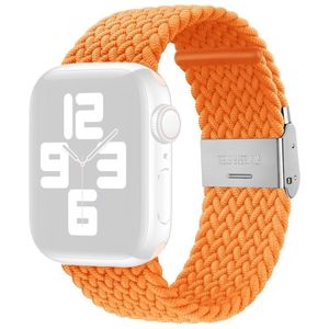 Nylon Vlecht One Gesp Vervanging Horlogeband Voor Apple Watch Series 7 45 mm / 6 & SE & 5 & 4 44mm / 3 & 2 & 1 42mm