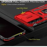 Voor Samsung Galaxy S23+ 5G Armor PC + TPU Camera Shield telefoonhoesje