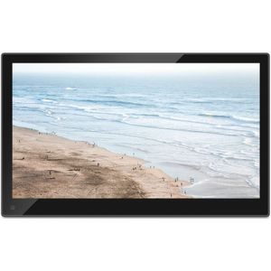 HSD1732 Touch Screen all-in-One PC met houder & 10x10cm VESA  1 GB + 8 GB 17.3 inch LCD Android 5.1 RK3188 Quad Core tot 1 8 GHz  steun OTG & Bluetooth & WiFi  EU/US/UK Plug(Black)