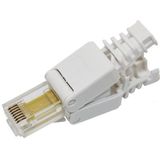 Tool-free Crimping RJ-45 Connector Modular Plug  Short Version UTP Cat6