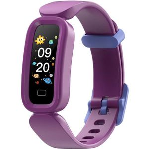 S90 Sleep Monitoring Bluetooth Sports Pedometer Smart Bracelet (Purple)