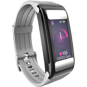 T9 0.96 inch Color Screen IP67 Waterproof Smart Bracelet  Support ECG + PPG Monitor / Heart Rate Monitor / Blood Pressure Monitor(Grey)