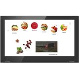 HSD1506 Touch Screen All in One PC with Holder  2GB+16GB 15.6 inch LCD Android 8.1 RK3288 Octa-core Cortex A53 1.5G  Support OTG & Bluetooth & WiFi(Black)
