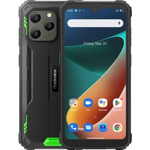 [HK Magazijn] Blackview BV5300 Pro robuuste telefoon  4 GB + 64 GB  IP68/IP69K/MIL-STD-810H  Face Unlock  6580mAh Batterij  6.1 inch Android 12 MTK6765 Helio P35 Octa Core tot 2.3GHz  Netwerk: 4G  OTG  NFC  Dual SIM(Groen)