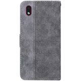 Voor Samsung Galaxy A01 Core / A03 Core Geometrische reliëf lederen telefooncase