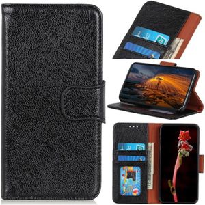 For Nokia 7.3 Nappa Texture Horizontal Flip Leather Case with Holder & Card Slots & Wallet(Black)