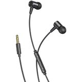 awei L2  3.5mm Plug In-Ear Wired Stereo Earphone with Mic(Black)