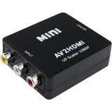 HOWEI HW-2105 Mini AV CVBS/L+R Audio to HDMI Converter Adapter  Support Scaler 1080P (Black)