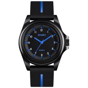 SKMEI 1578 Creative Stereo Dial Student Watch Casual Simple Male Quartz Watch(Blue)