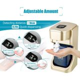 Goddard Non-contact Auto-sensing Foam Intelligent Hand Sanitizer Liquid Soap Dispenser with LED Display(Champagne Gold)