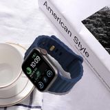 Siliconen horlogeband met omgekeerde gesp voor Apple Watch Series 8 & 7 41 mm / SE 2 & 6 & SE & 5 & 4 40 mm / 3 & 2 & 1 38 mm