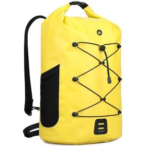 Rhinowalk X20311 25L Waterproof Outdoor Riding Backpack Sports Drifting Diving Bag(Yellow)