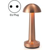 JB-TD008 Outdoor Table Lamp Creative Charging Restaurant Touch Table Lamp Bar Table Lamp  Specification: EU Plug(Red Copper)