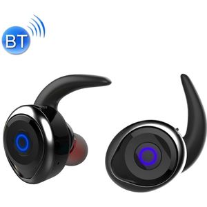 AWEI T1 Sports Headset IPX4 Waterproof Wireless Bluetooth V4.2 Stereo Earphone  Support TWS  For iPhone  Samsung  Huawei  Xiaomi  HTC and Other Smartphones (Black)