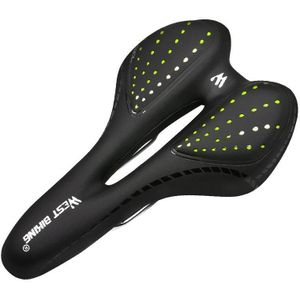 WEST BIKING YP0801086 Silicone Thickened Soft And Comfortable Bicycle Seat(Dark Green)