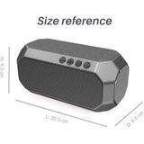 NewRixing NR-4000 TWS Mesh Polygon Music Box Concept Bluetooth Speaker(Black)