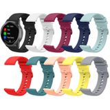 Voor Huawei Watch 3 Pro 22 mm effen kleur zachte siliconen horlogeband