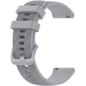 Voor Amazfit GTS 2E 20 mm koolstofvezel gestreepte siliconen horlogeband