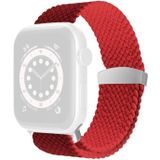 Nylon Braid Horlogeband voor Apple Watch Series 7 41mm / 6 & SE & 5 & 4 40 MM / 3 & 2 & 1 38MM