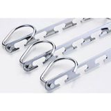 Multifunctional Stainless Steel Folding Clothes Jacket Pants Storage Hanger(Straight Hanger)