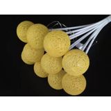 2 PCS Bouquet Cotton Ball Lights Starry Sky Ball Lights Flowers Decoration Packaging Materials(Beige )