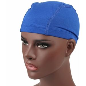 Hip Hop Dome Cap Wig Elastic Cap (Sapphire Blue)