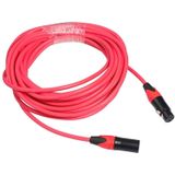 XRL Male to Female Microphone Mixer Audio Cable  Length: 1m (Red)